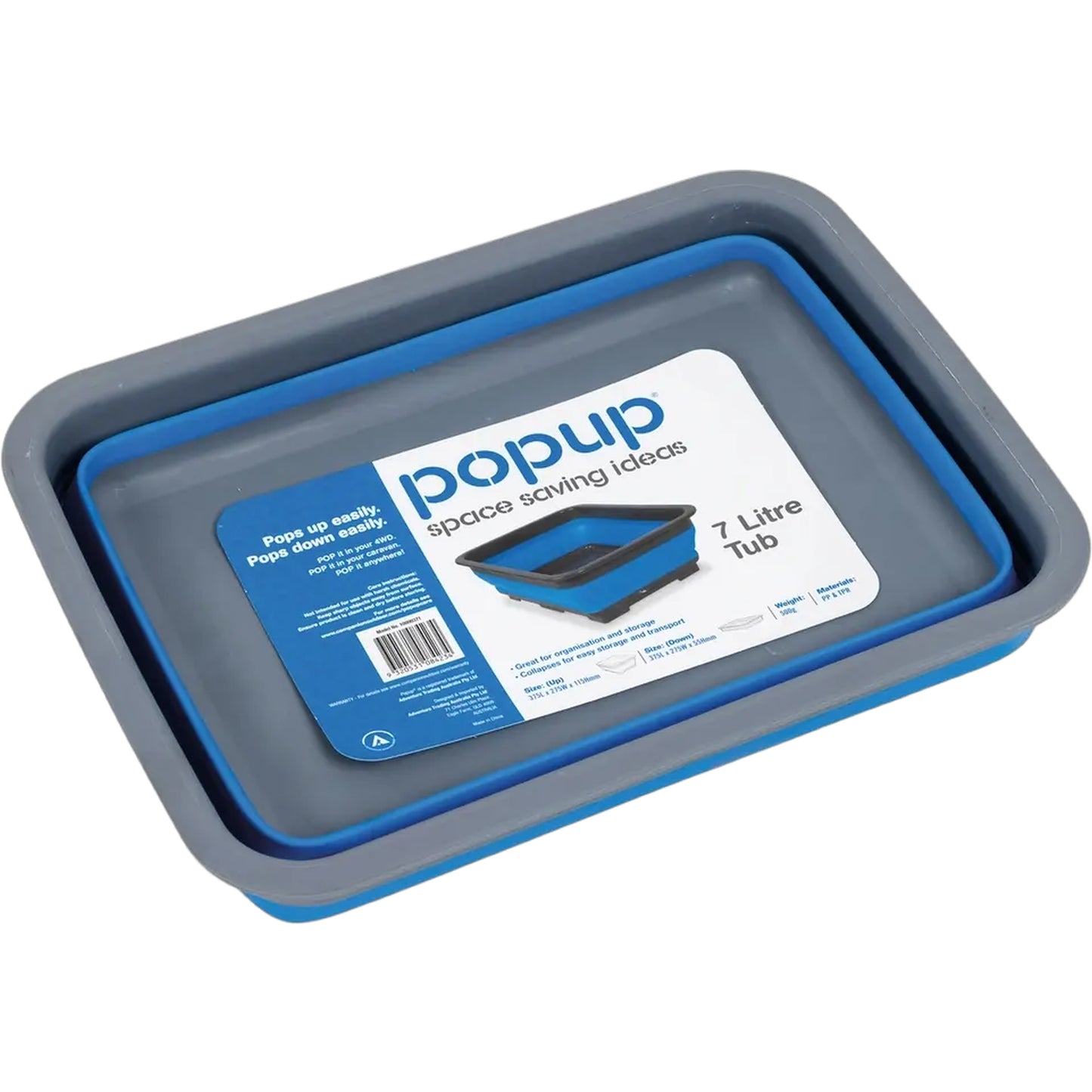 POPUP TUB 7L BLUE