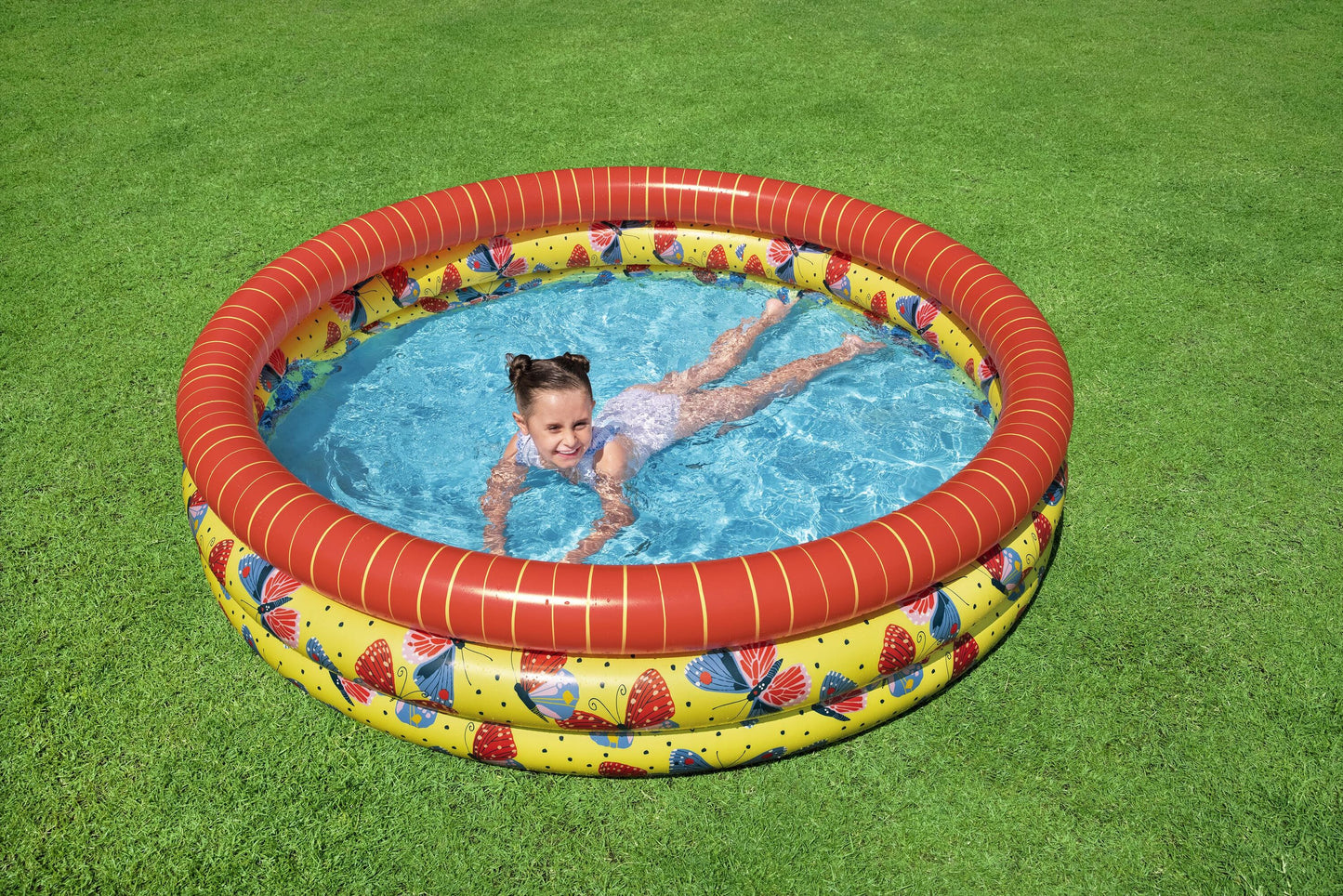 Φ1.68m x H38cm Beautiful Butterfly Play Pool