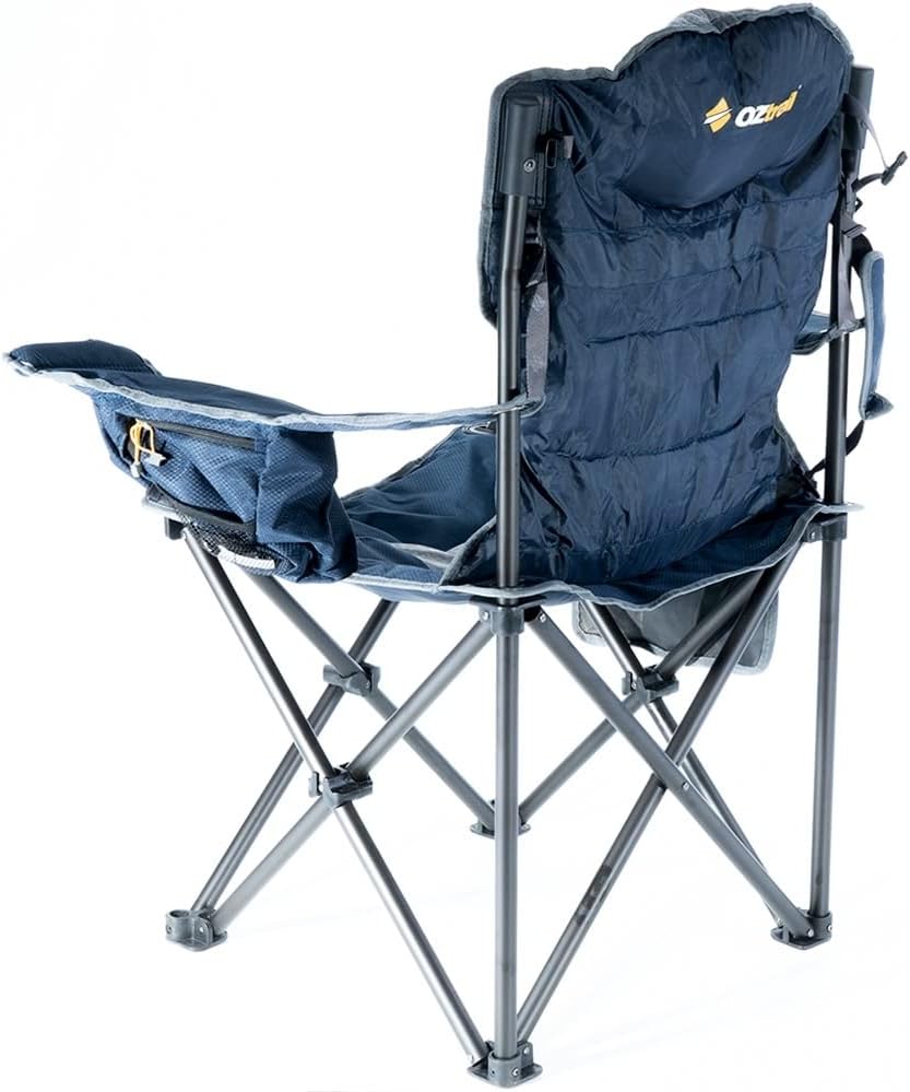 Oztrail Big Boy Arm Chair - Blue-220Kg