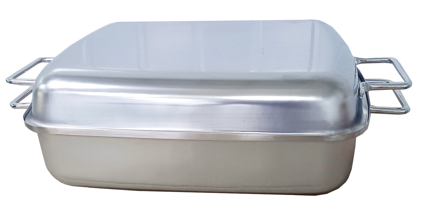 STAINLESS STEEL LARGE DOUBLE ROASTER