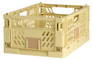 STORAGE BOX FOLDABLE 50X33x20CM YELLOW S