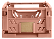 STORAGE BOX FOLD. 25X16.5X10CM M CORAL
