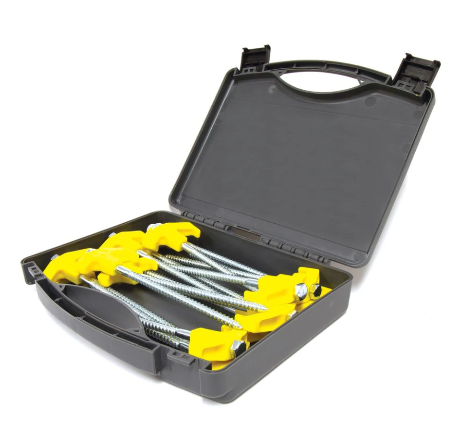 16 PIECE SCREW IN TENT PEG SET