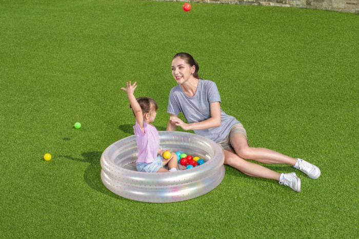 91X20CM 2-RING BALL PIT PLAY POOL
