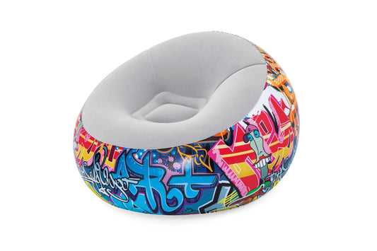 1.12X1.12M Graffiti Inflatable Chair