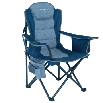 Oztrail Big Boy Arm Chair - Blue-220Kg