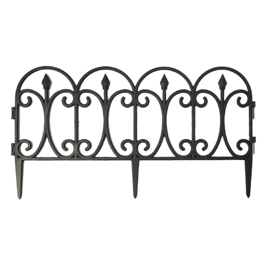 PLASTIC GARDEN FENCE CURVE