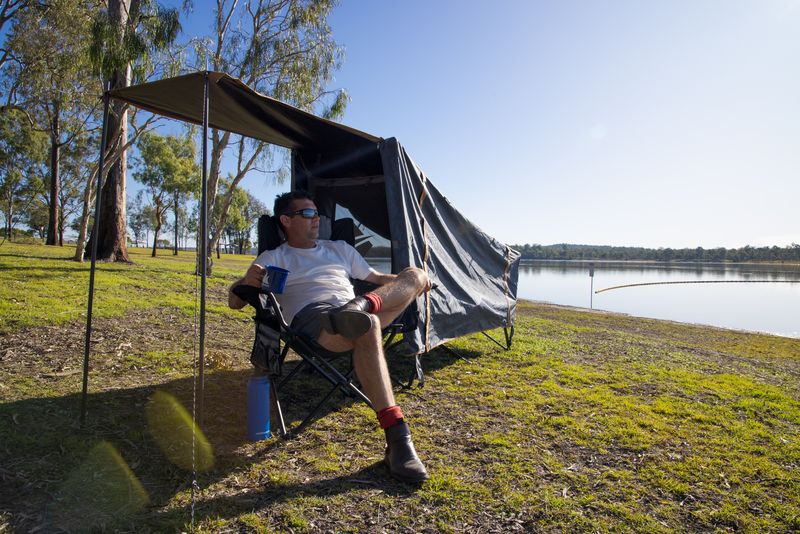 EASY-FOLD BLOCKOUT STRETCH TENT SGLE