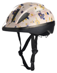 BICYCLE HELMET KIDS FLOWER XS + rear light