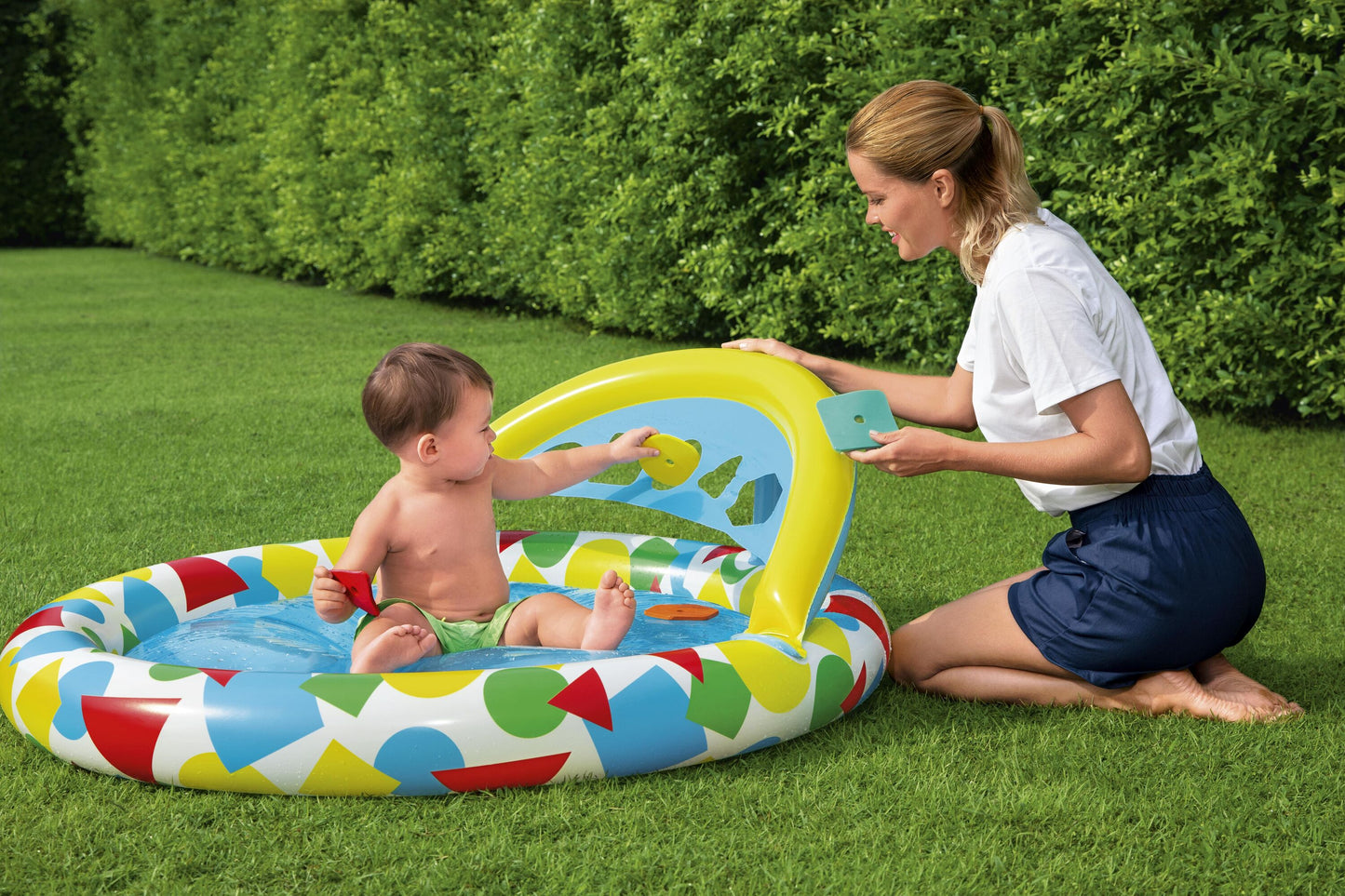 1.20m x 1.17m x 46cm Lil' Splash & Learn Baby Pool