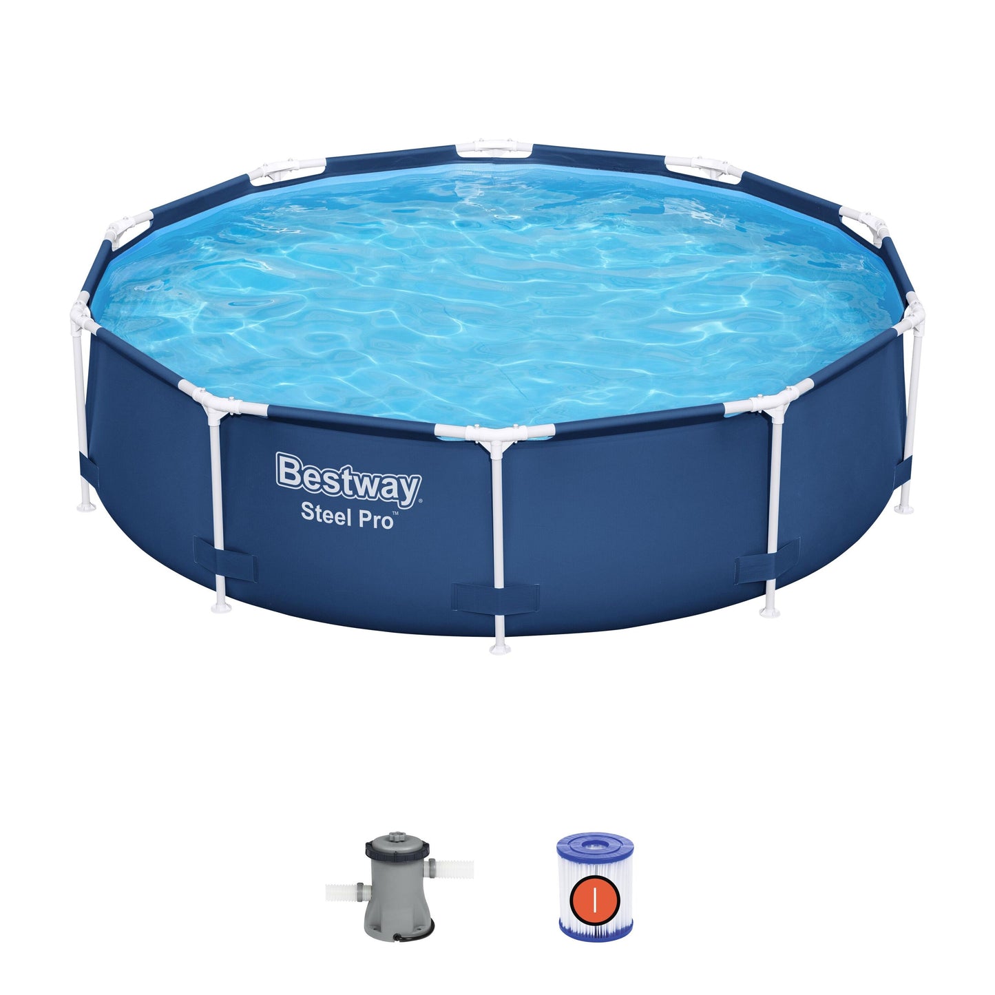 3.05m x 76cm Steel Pro Pool Set - 4,678 L