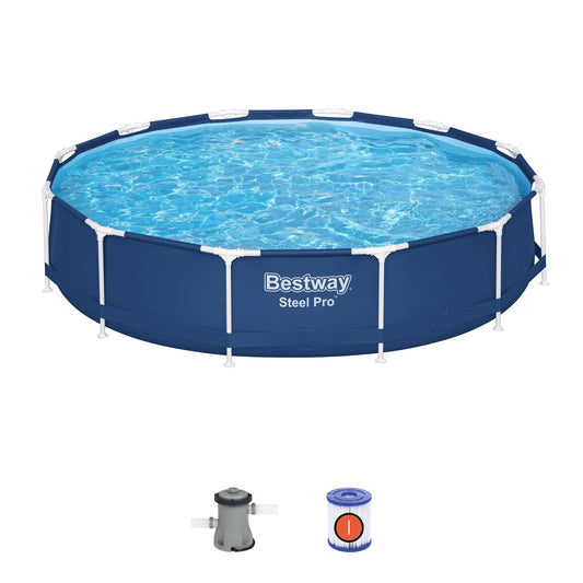 3.66m x 76cm Steel Pro Pool Set - 6,473 L