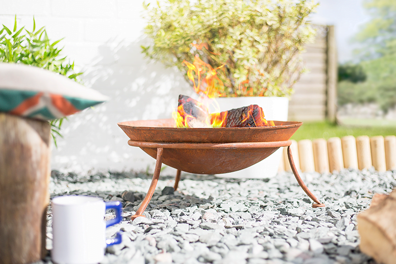 KUTU OXIDISED FIREPIT