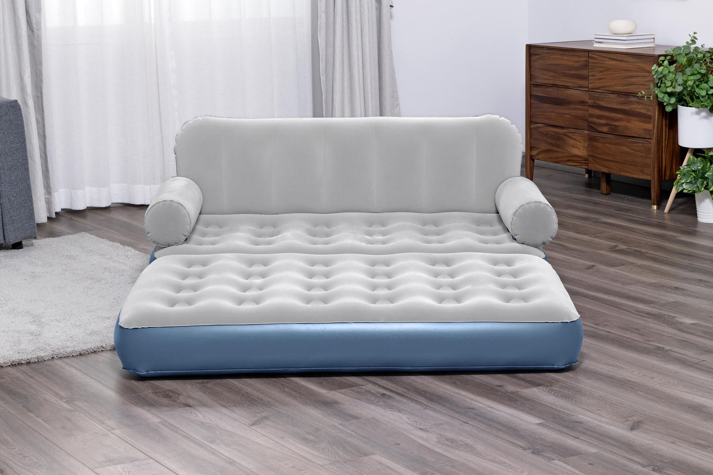 1.88m x 1.52m x 64cm Multi-Max 3-in-1 Air Couch with Built-in AC Pump