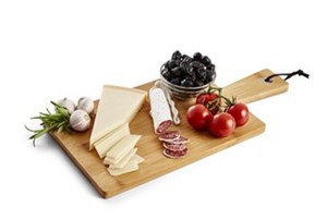 3PCS CUTTING BOARD BAMBOO W/STRING