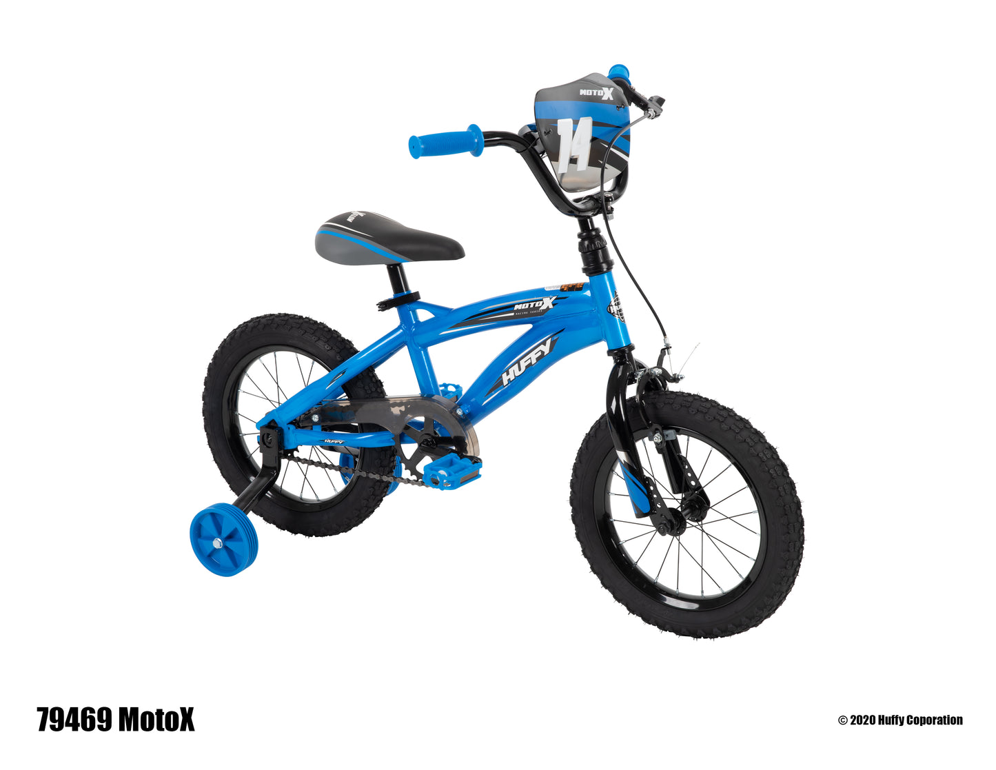 MOTO X; 14" B BIKE  BLUE/BLACK