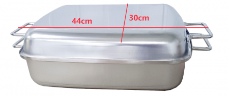 STAINLESS STEEL LARGE DOUBLE ROASTER