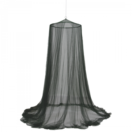 SGL MOSQUITO NET-CIRC GREEN