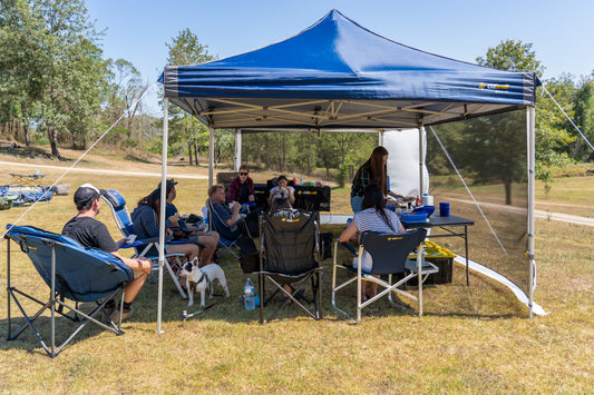 Deluxe Gazebo 3m x 3m Blue