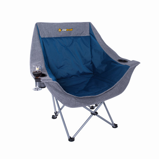 MOON CHAIR SGL W/ARMS 120KG