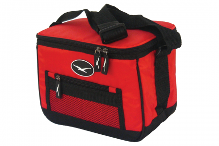 6 PACK NYLON COOLBAG GREEN