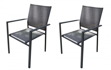 TEXTILENE PATIO DINNER CHAIR 2 PACK