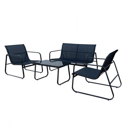 CONVERSATION 2 TEXTILENE PATIO SET 4PCS