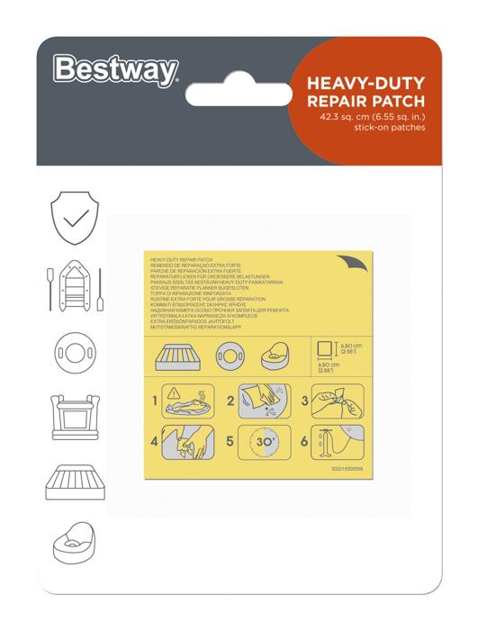 Heavy Duty  Repair  Kit  6.5X6.5Cm