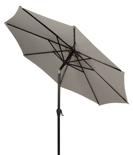 Outfit Umbrella With Crank/Solar/Tilt Grey