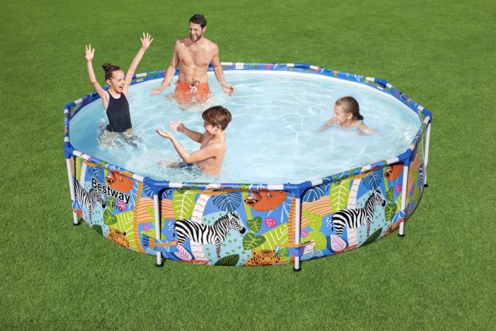 Steel Pro 3.05M Pool(Wild Print)