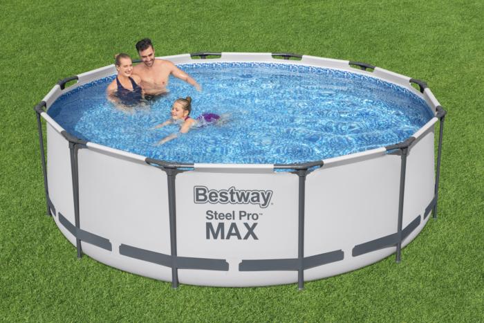 3.666X1.00M STEEL PRO MAX POOL SET