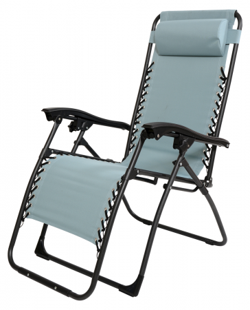 TEXTILENE GARDEN CHAIR RELAX W/PILLOW BLUE