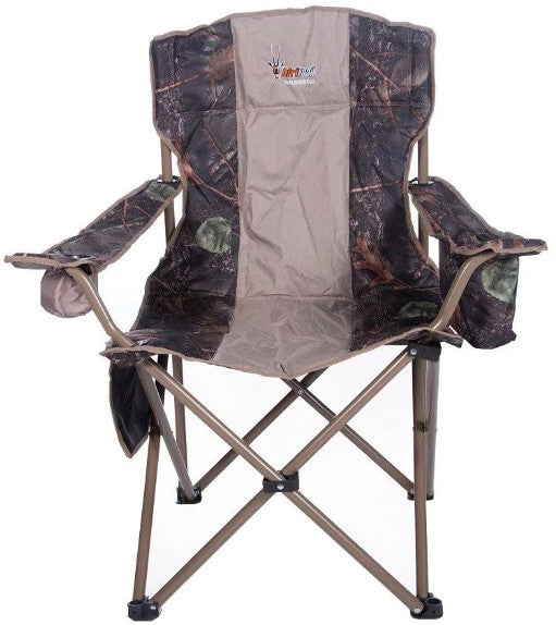 Afritrail Wildebeest Camo Padded Chair With Cooler Bag   - 150Kg