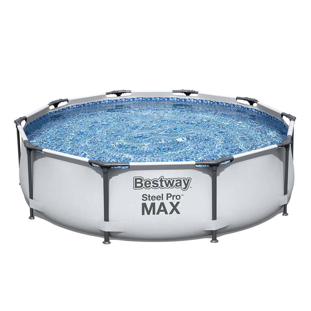 Steel Pro Max Frame Pool Set-Grey  3.05X76Cm