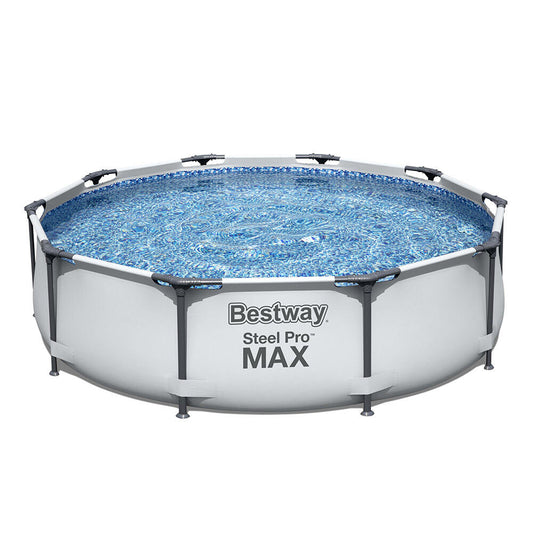 3.05X76CM STEEL PRO MAX FRAME POOL SET-GREY