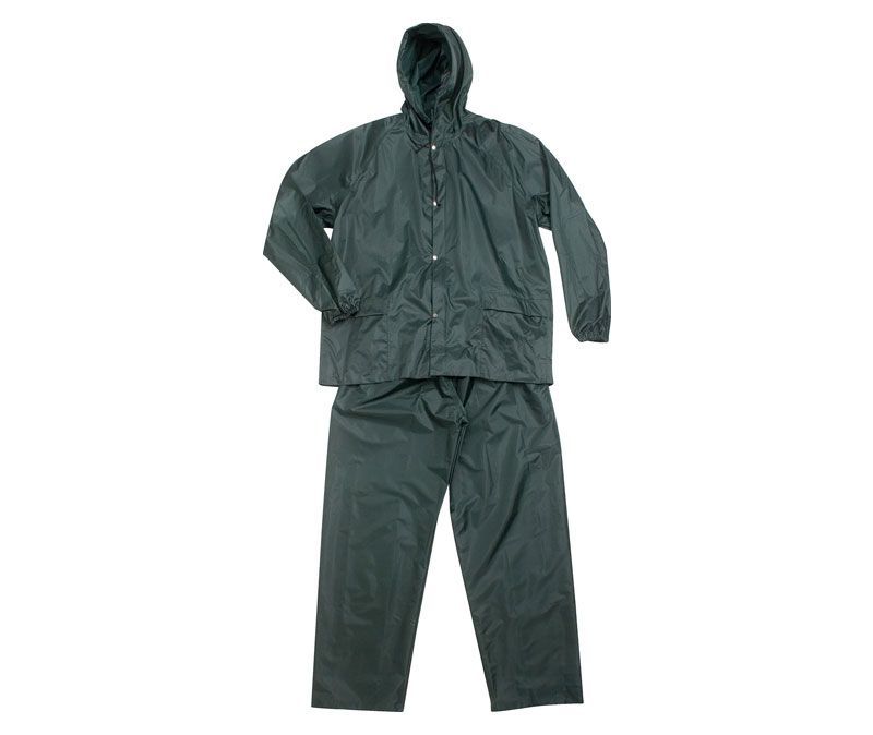 Mens Rubberised Rainsuit 18 Thickness In Bag